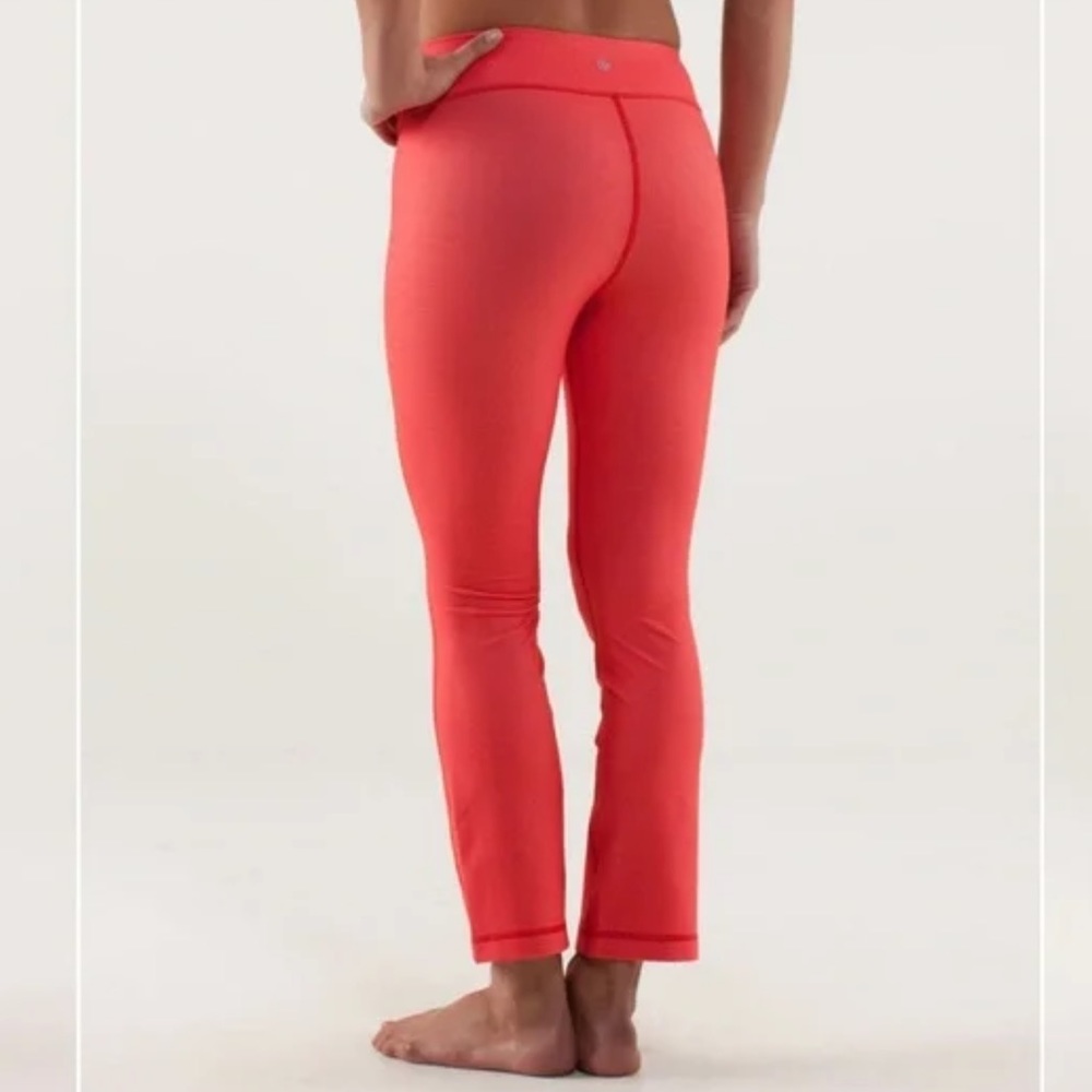Lululemon P.Y.B Pant *Denim Love Red Size 6 EUC Rare Find